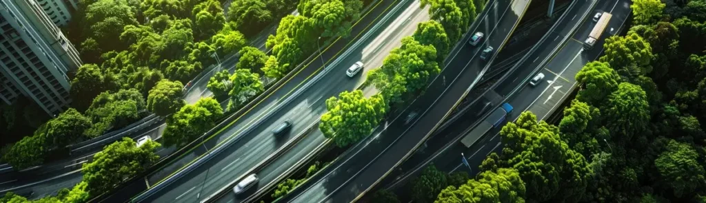 sostenibilidad en el transporte por carretera